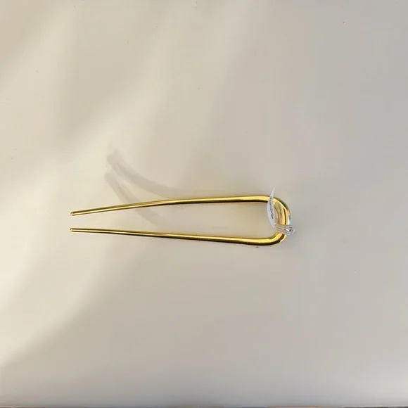 Madewell Gold French Hair Pin - Picture 3 of 5